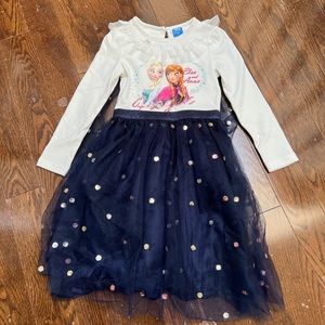 Frozen long sleeve dress